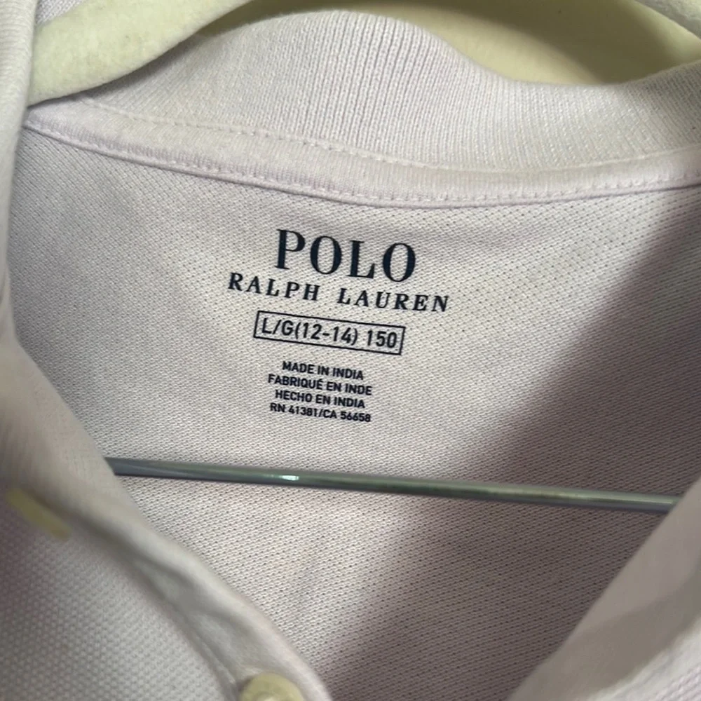 Ralph Lauren White Polo Shirt with Iconic Logo and Relaxed Fit
